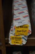 *Two Boxes of Five 350mm Square Second Cut Files