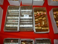 Two Boxes of White Metal and One Box of Yellow Met