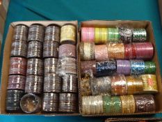 Two Trays of Assorted Bangles