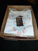 Box Containing 10 Dhoom Design Tops in Various Siz