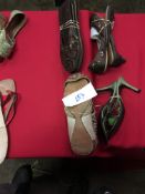 Box Containing Four Pairs of Asian Style Shoes (Assorted Colourways and Sizes)