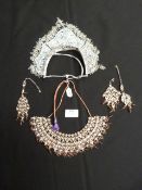 Box Containing a Asian Style Head Piece and a Jewe