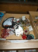 Tray Containing a Quantity of Asian and Costume Je