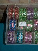 Box Containing 12 Packs of Asian Style Bracelets
