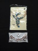 Two Gift Boxes Containing Asian Style Jewellery Se