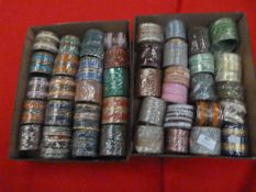 Two Trays of Mixed Asian Style Bracelets & Bangles