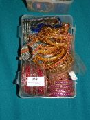 Box Containing Assorted Bracelets