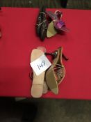 Box Containing Four Pairs of Asian Style Shoes (Assorted Colourways and Sizes)