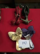 Box Containing Four Pairs of Asian Style Shoes (Assorted Colourways and Sizes)