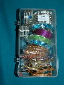 Box Containing Assorted Bracelets