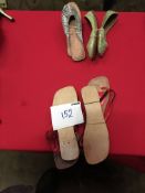 Box Containing Four Pairs of Asian Style Shoes (Assorted Colourways and Sizes)