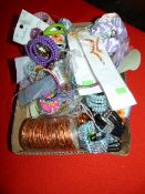 Tray Containing Assorted Costume and Asian Style J