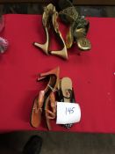 Box Containing Four Pairs of Asian Style Shoes (Assorted Colourways and Sizes)