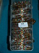 Box Containing 10 Packs of Asian Style Bracelets