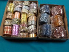Two Trays of Assorted Bangles