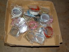 Box Containing Twenty Pairs of Fashion Hoop Earrin