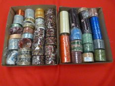 Two Trays of Mixed Asian Style Bracelets & Bangles