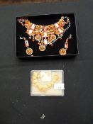 Two Gift Boxes Containing Asian Style Jewellery Se