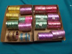 Two Trays of Assorted Bangles