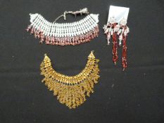 Two Gift Boxes Containing Asian Style Jewellery Se