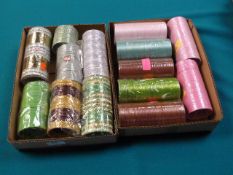 Two Trays of Assorted Bangles