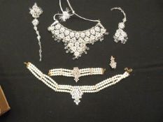 Two Gift Boxes Containing Asian Style Jewellery Se