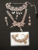 Two Gift Boxes Containing Asian Style Jewellery Se