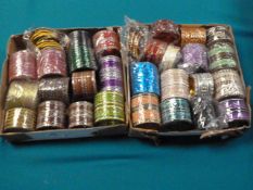 Two Trays of Assorted Bangles