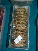 Box Containing 6 packs of Asian Style Bracelets