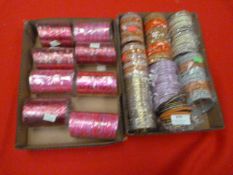 Two Trays of Asian Style Bracelets (Various Colour