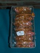 Box Containing 8 Packs of Asian Style Bracelets