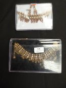 Two Gift Boxes Containing Asian Style Jewellery Se