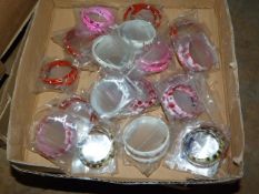 Box Containing Twenty Pairs of Fashion Hoop Earrin