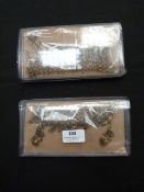 Two Gift Boxes Containing Asian Style Jewellery Se