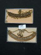 Two Gift Boxes Containing Asian Style Jewellery Se