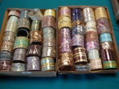 Two Trays of Assorted Bangles