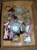 Box Containing Twenty Pairs of Fashion Hoop Earrin