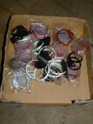 Box Containing Twenty Pairs of Fashion Hoop Earrin