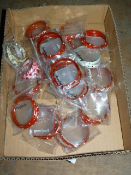 Box Containing Twenty Pairs of Fashion Hoop Earrin