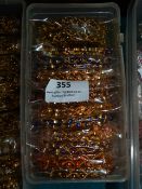 Box Containing 12 Assorted Asian Style Bracelets