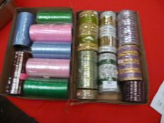 Two Trays of Mixed Asian Style Bracelets & Bangles