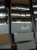Three Boxes of White Metal Bangles