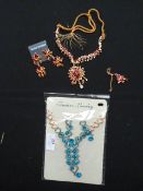 Two Gift Boxes Containing Asian Style Jewellery Se