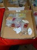 Box Containing Twenty Pairs of Fashion Earrings
