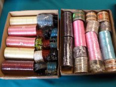 Two Trays of Assorted Bangles
