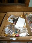 Tray Containing a Quantity of Asian and Costume Je