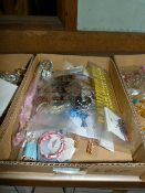 Tray of Assorted Hair Clips and Costume Jewellery