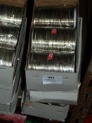 Three Boxes of White Metal Bangles