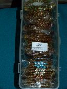 Box Containing 13 Packs of Asian Style Bracelets