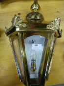 *Victorian Style Brass Wall Light